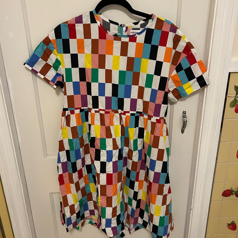 Target Pride Women’s Rainbow Checkered Dress